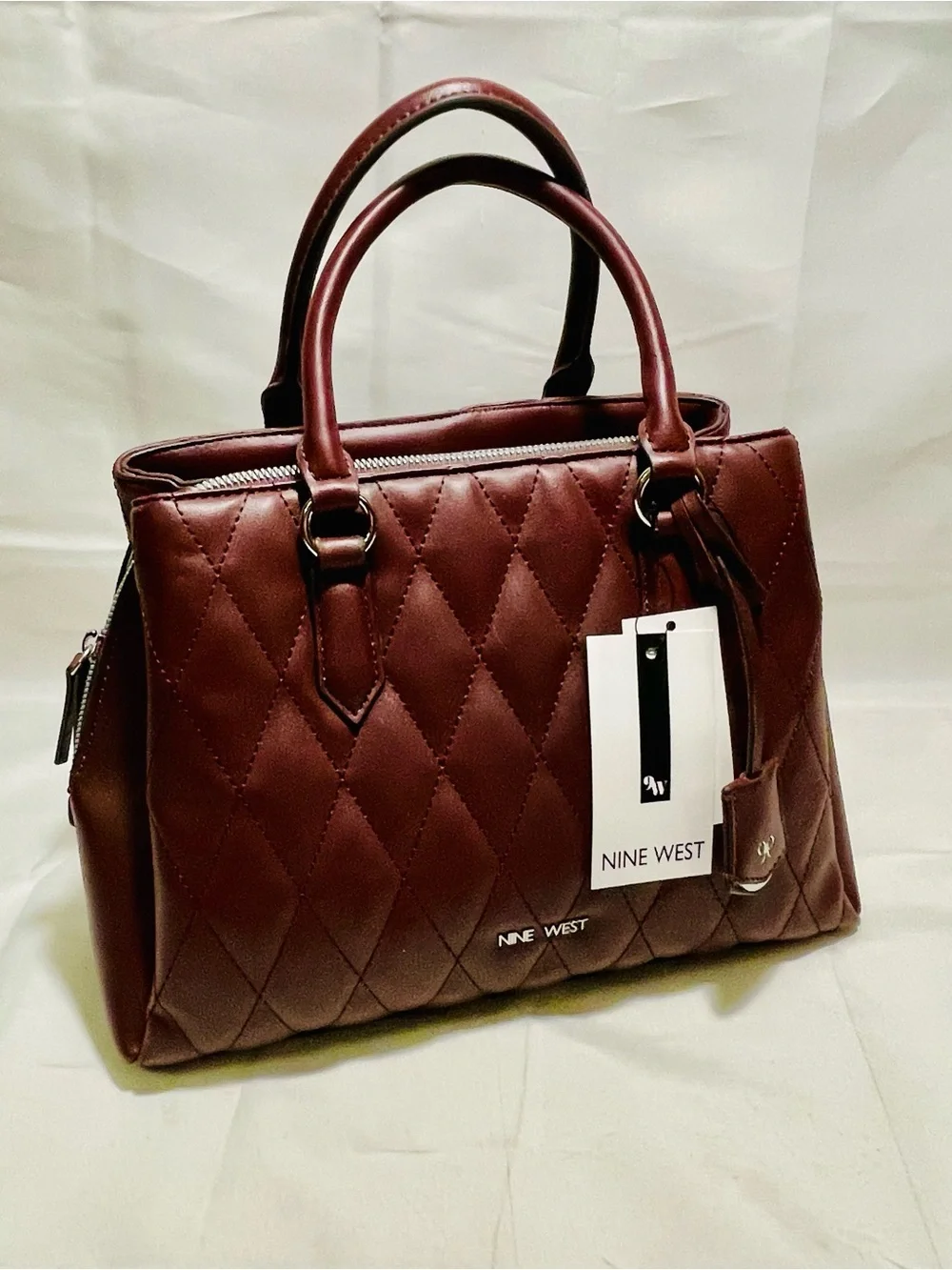 Nine West Peetra Quilted Satchel/Crossbody, NWT